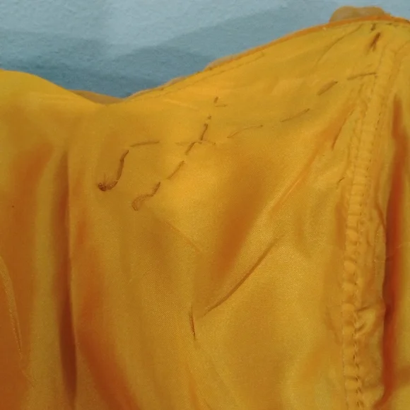 Vintage Orange Maxi Dress - Picture 12 of 15